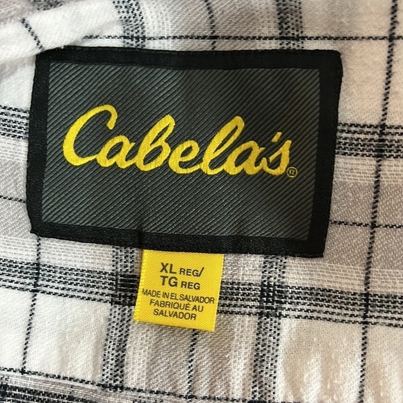 CABELA’S men’ long sleeve shirt, 100% cotton, size XLTG, in good condition - Picture 5 of 6